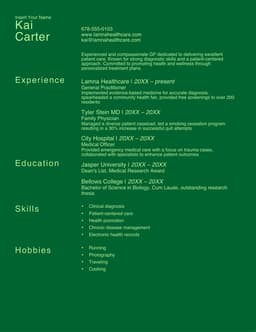 Monochrome professional resume form preview