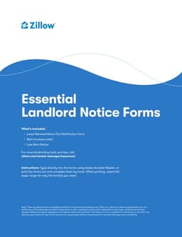 Landlord Notice Essentials - Lease Renewal and Rent Management Resources form preview