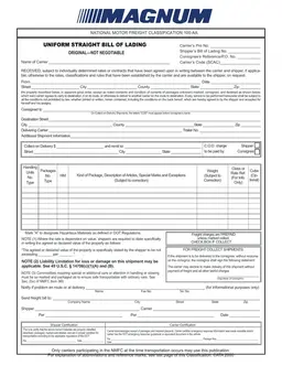 Alabama 100-AA Motor Freight Shipment Details and Receipt Verification form preview